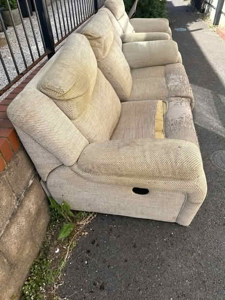 Photo of free Sofa and chair (Bedhampton) #3