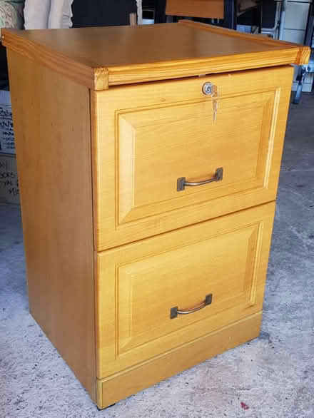 Photo of free Wooden Filing Cabinet (Euxton PR7) #2