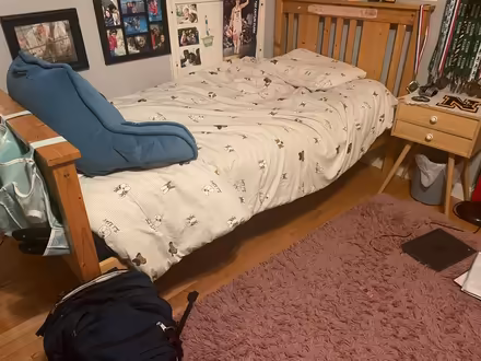 Photo of free Twin bed with mattress (Florence, MA) #2