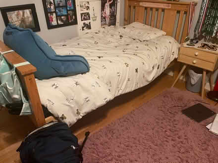 Photo of free Twin bed with mattress (Florence, MA) #2