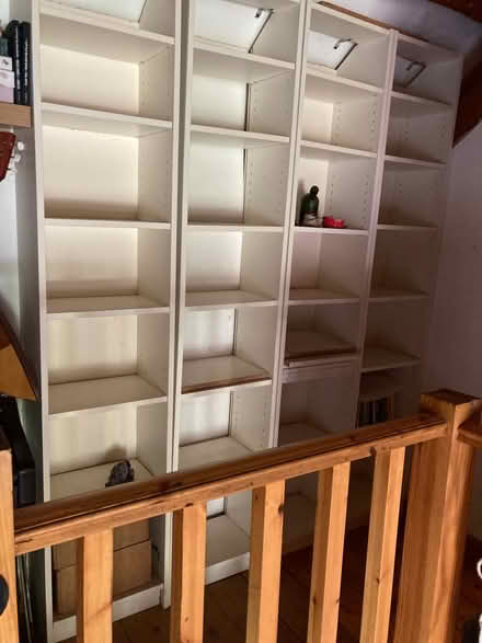 Photo of free Four ikea tall billy shelf units (Pontypridd, CF37) #1