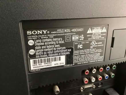 Photo of free Working TV (15670 old river rd Guerneville) #2