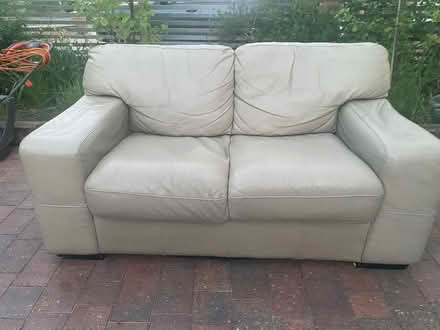 Photo of free Leather 2-seater sofa (East Pit CB1) #3