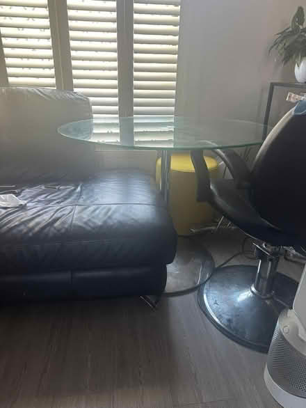 Photo of free Round Glass Table (Bromley) #2