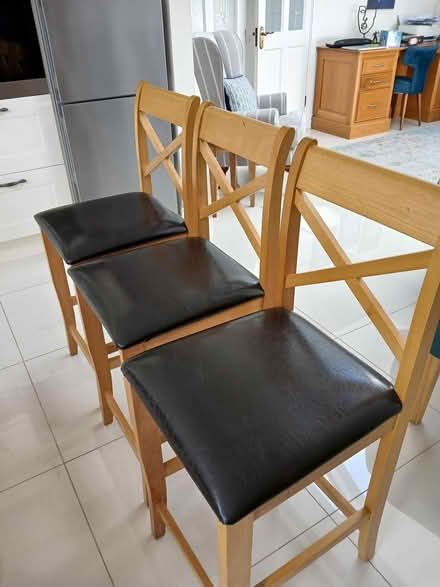 Photo of free Table, 6 chairs and 3 bar stools (Bennettsbridge) #1
