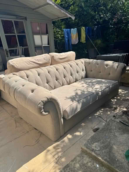Photo of free Large beige sofas (Halifax) #3