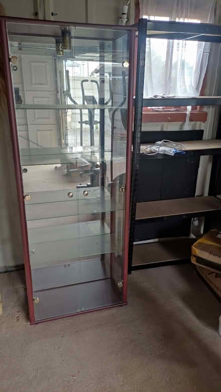 Photo of free Double front door opening glass display cabinet (Erith DA8) #2