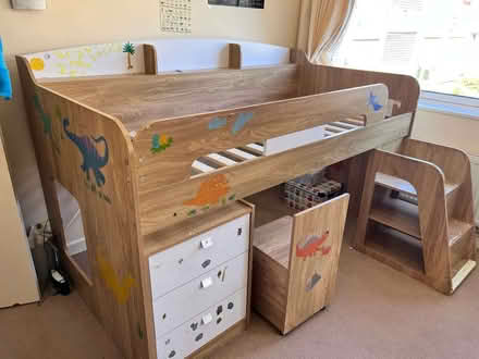 Photo of free Argos - Mid Sleeper Bed Frame + Memory foam mattress (River Thames TW18) #4