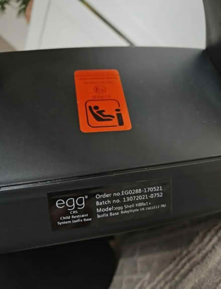 Photo of free Egg shell Isofix base (Westkingsdown) #4