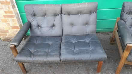 Photo of free 1970s 2-seater Settee and Armchair (KT13 8TP) #4
