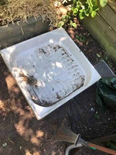 Photo of free Ceramic shower basin - for garden? (Streatham SW16) #3