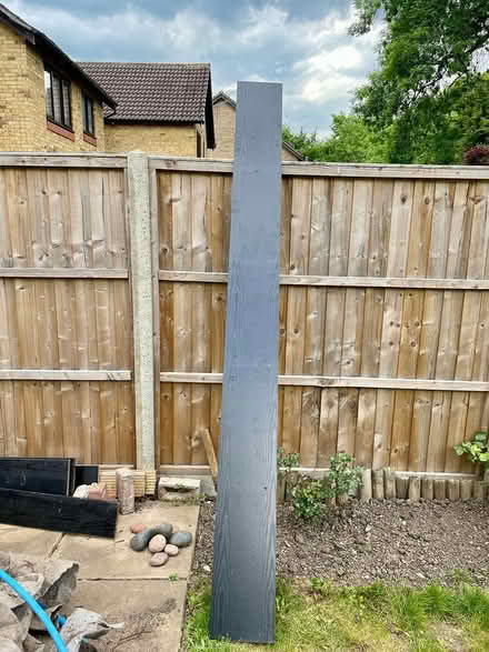 Photo of free Wooden shelves / planks / black (Kentwood RG30) #1