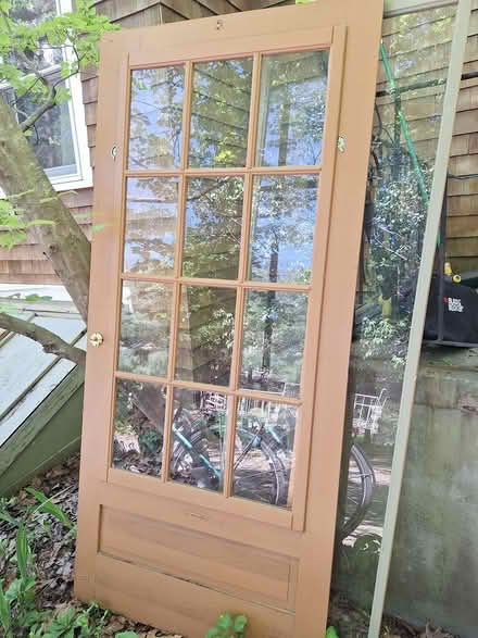 Photo of free Wooden storm doors (Lexington near Wilson Farms) #2