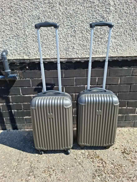 Photo of free 2 Hard shell suitcases, 4 wheels (Sawley NG10) #1