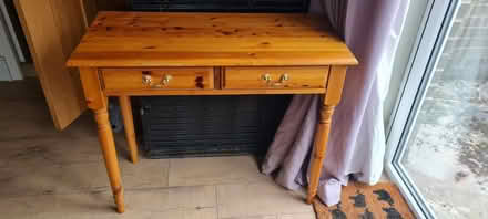 Photo of free Small pine desk or console table (Fowlis Wester PH7) #1