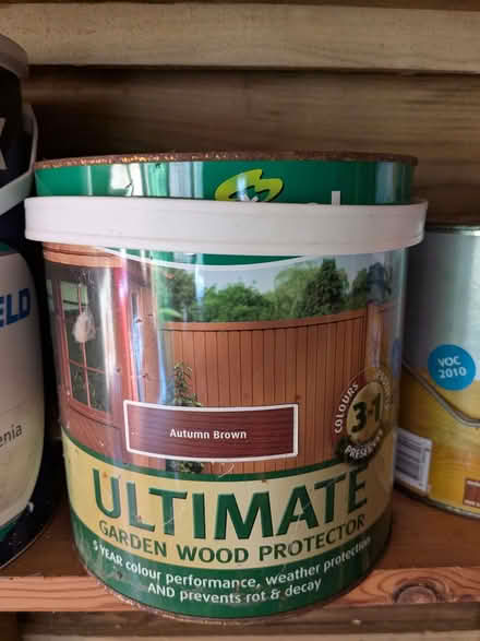 Photo of free Various Tins Of Paint For Masonry And Sheds (PL20) #1