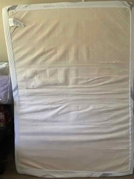 Photo of free 9" Full mattress, 2" topper, base (west) #1