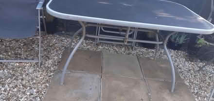 Photo of free Rectangular garden table (Thrapston) #1
