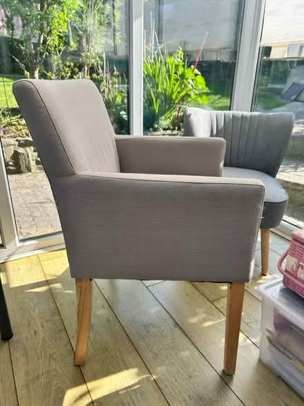 Photo of free 2 grey chairs (Winlaton) #2