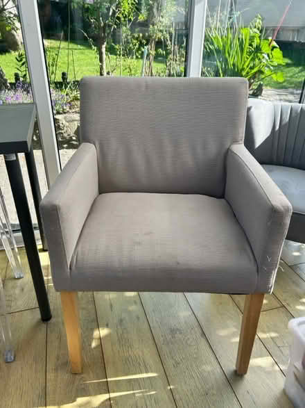 Photo of free 2 grey chairs (Winlaton) #1
