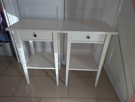 Photo of free Hemnes bedside tables - White (Lawley TF4) #1