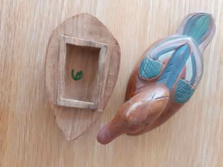 Photo of free Decorative wooden duck (Wandsworth Common SW12) #2