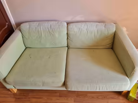 Photo of free Green sofa (2nd in a set) (Bradley Fold BL3) #1