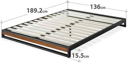 Photo of free Double low bed frame (Bishops Itchington CV47) #2