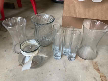 Photo of free Mixed glass vases (West Friendship) #1
