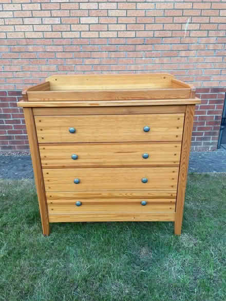 Photo of free Chest of drawers (with removable baby change guard) (Park Road EH22) #1