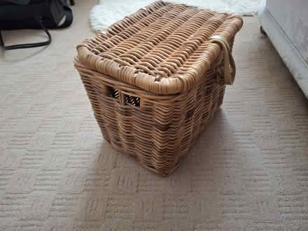 Photo of free Wicker Basket with lid (Murrow) #3