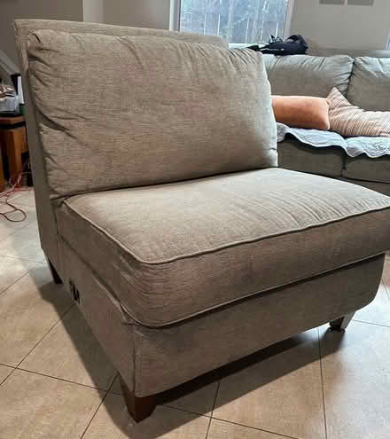 Photo of free Armless upholstered chair (La Crescenta) #2
