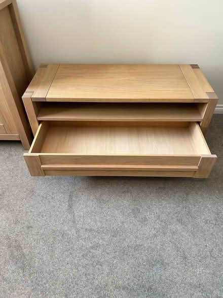 Photo of free M&S Oak TV/Media bench (AB51) #1