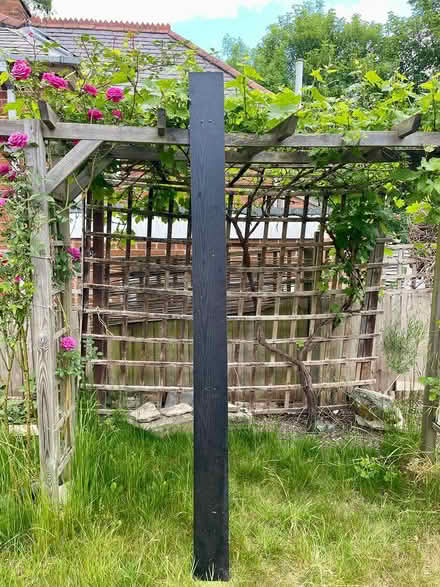 Photo of free Wooden shelves / planks / black (Kentwood RG30) #3