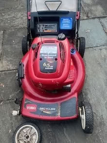 Photo of free 22" 6.5 HP Toro self-propelledMower (tenafly) #1