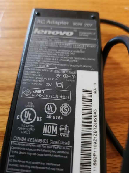 Photo of free Lenovo AC Adapter (Capitol Hill, DC) #2