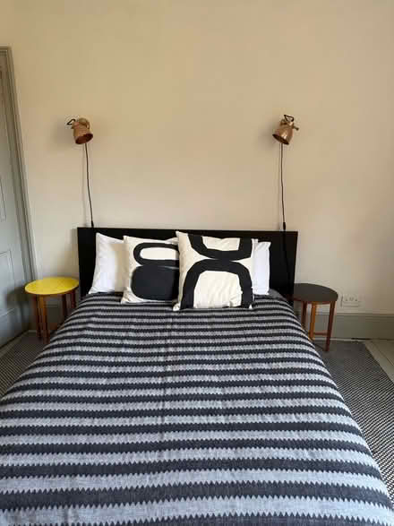 Photo of free Double bed - base and IKEA Mattress (Brixton Hill SW2) #1
