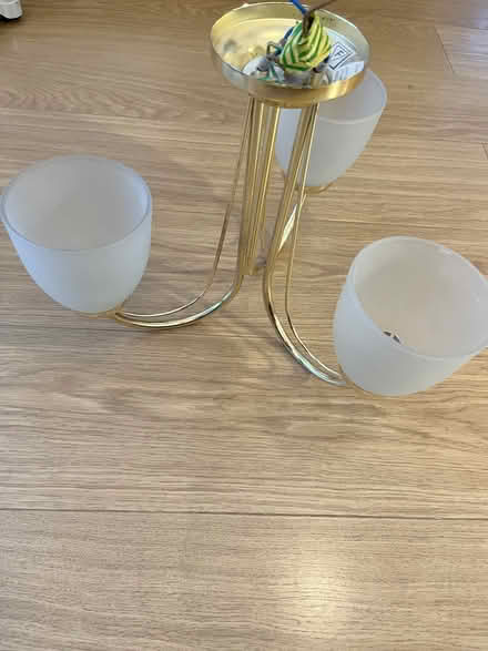 Photo of free ceiling light fitting - 3 bulbs (Craigmount EH12) #1