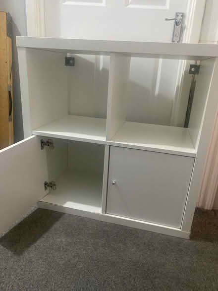 Photo of free WHITE Ikea 4 cubed Kalix Storage unit (Whins of Milton FK7) #2