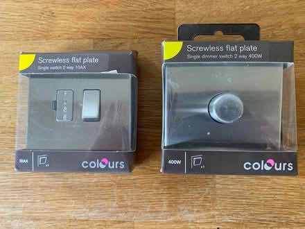 Photo of free Single brushed steel switches (Poynton SK12) #1