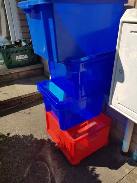 Photo of free Plastic storage boxes (Kendal LA9) #1