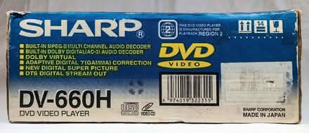 Photo of free Sharp DVD player (Fulford YO10) #2