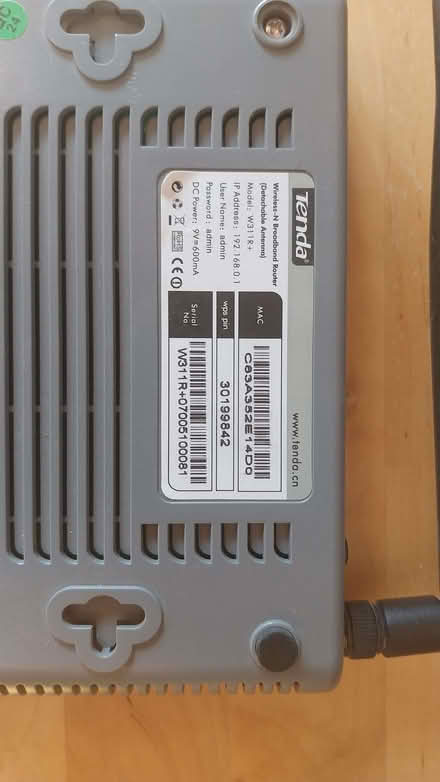 Photo of free Tenda W311R+ Router (Charlton OX12) #2