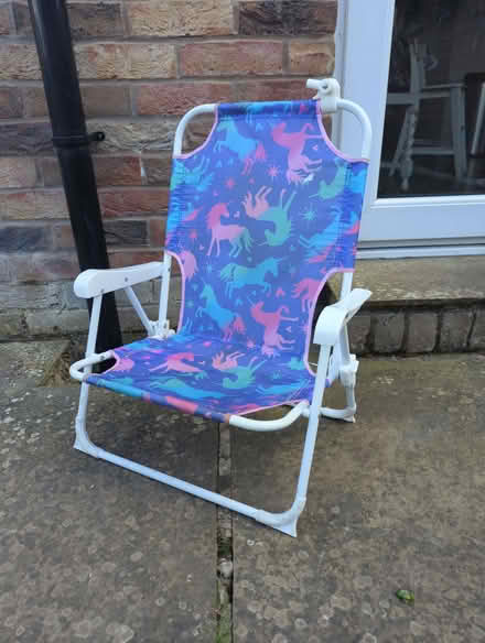 Photo of free 2 X kids camping/beach chairs. (Great Salkeld CA11) #1