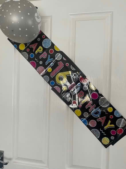 Photo of free 16th birthday banners and a large badge (Kenilworth CV8) #1