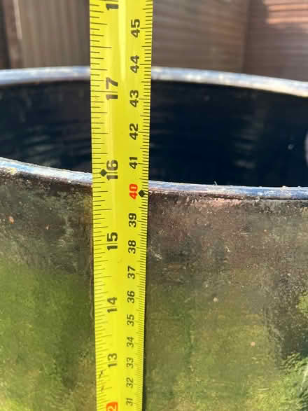 Photo of free Large terracotta Pot - coloured (Kilcoole) #4