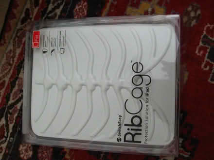 Photo of free White IPAD Cover with Rib Cage Effect (Coppull PR7) #1