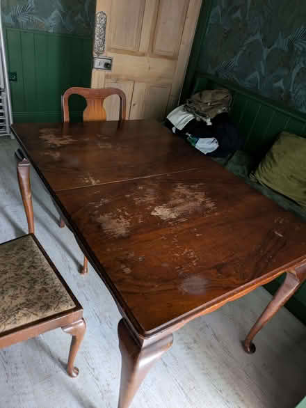 Photo of free Extendable dining room table with 4 chairs (Silverdale LA5) #2