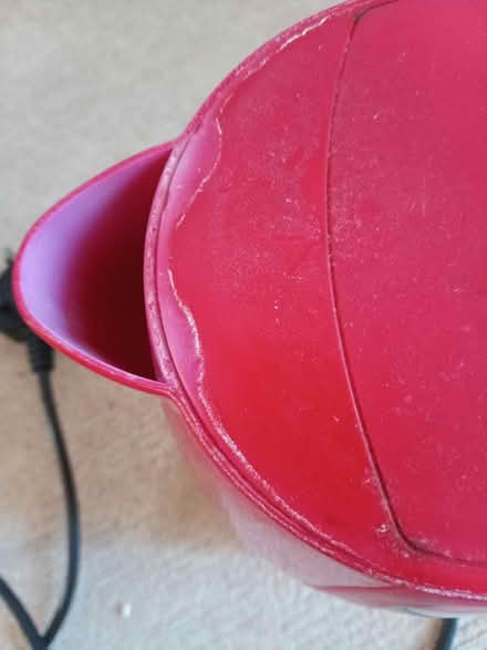 Photo of free Red plastic kettle (Lawnswood, Leeds LS16) #2