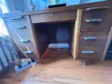 Photo of free Wooden Desk (Park Slope Brooklyn) #2